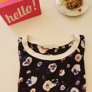 Ann Taylor LOFT floral blouse